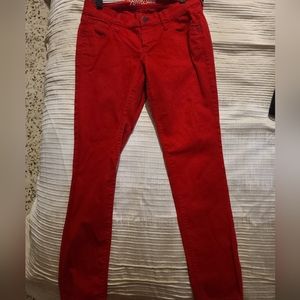 Rock Star skinny Red Jean